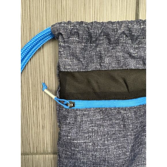 Nike Heritage Drawstring Backpack Blue Lightweight - Picture 3 of 6